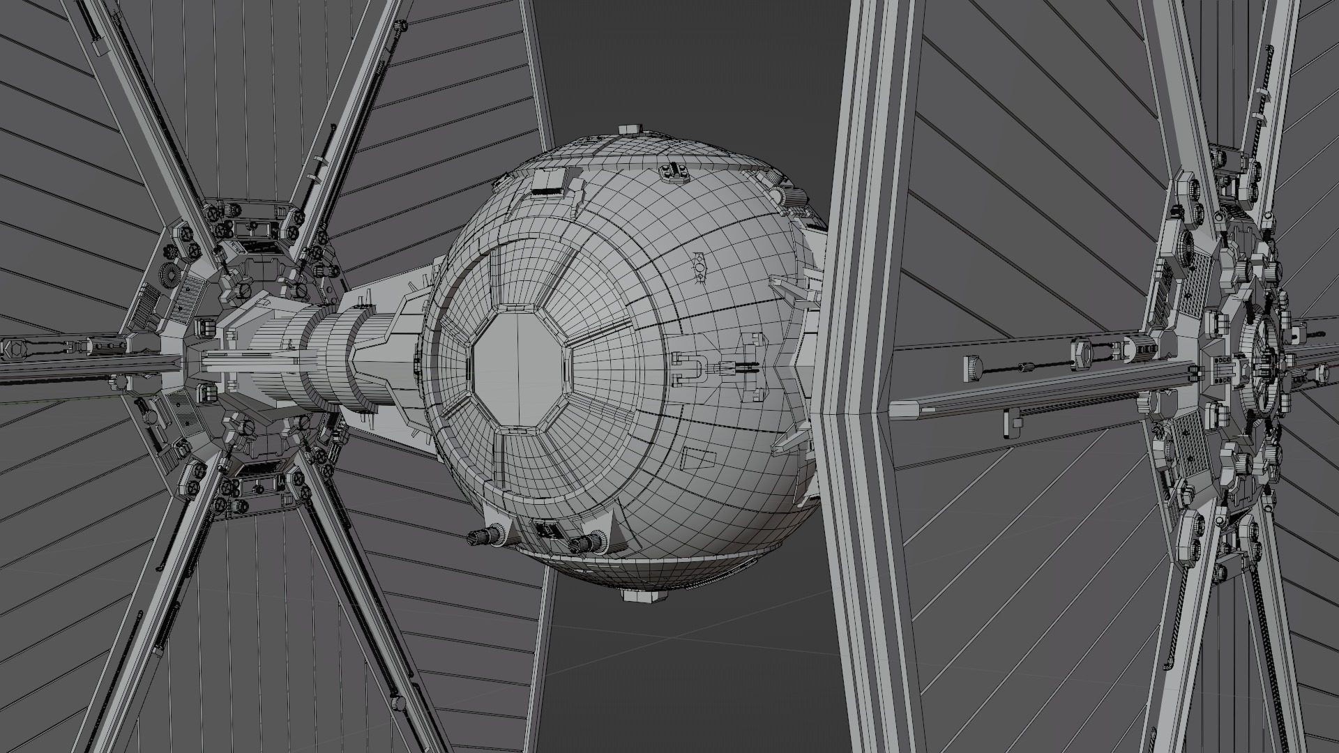 TIE Fighter  3D model_3