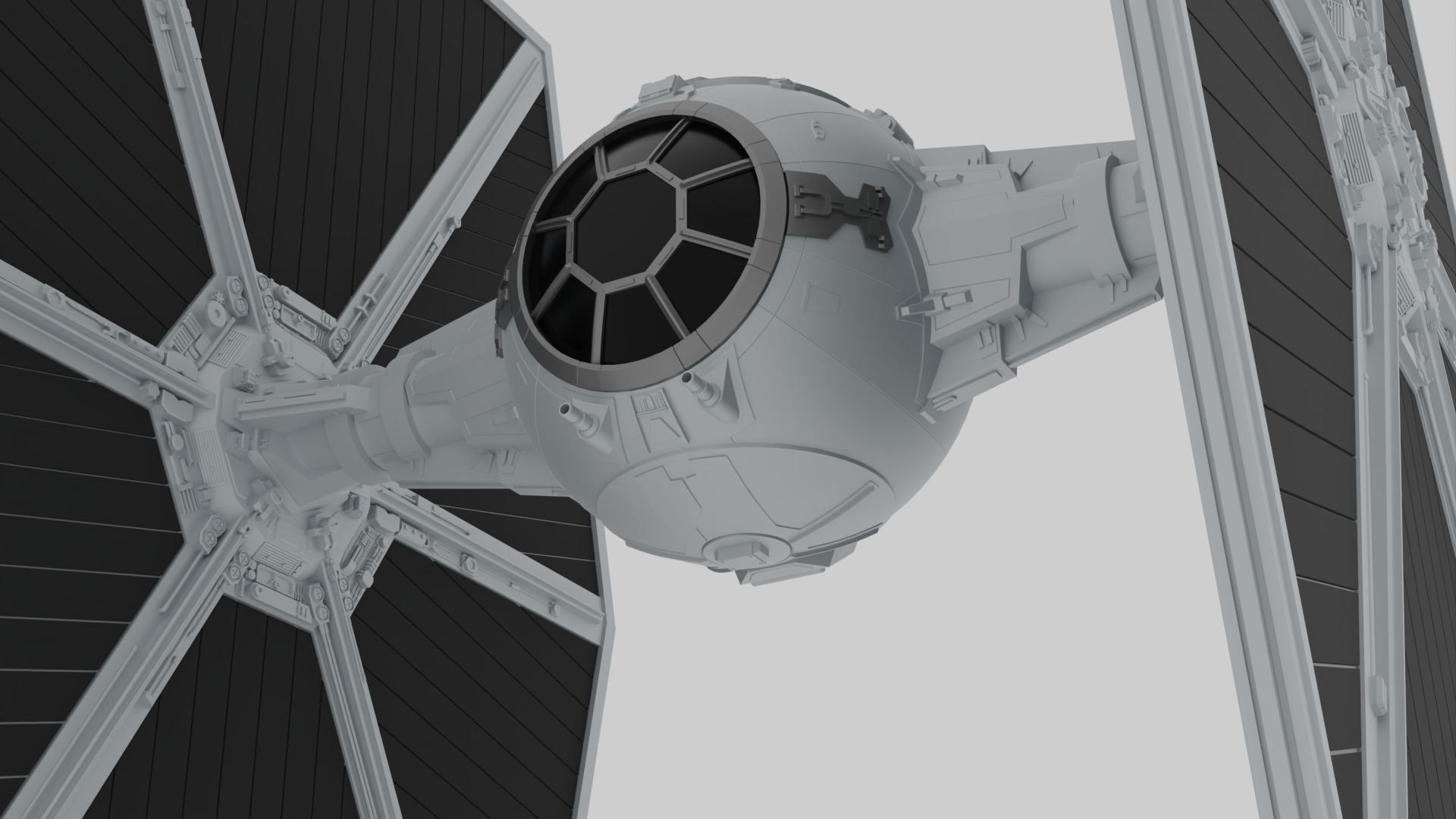 TIE Fighter  3D model_6