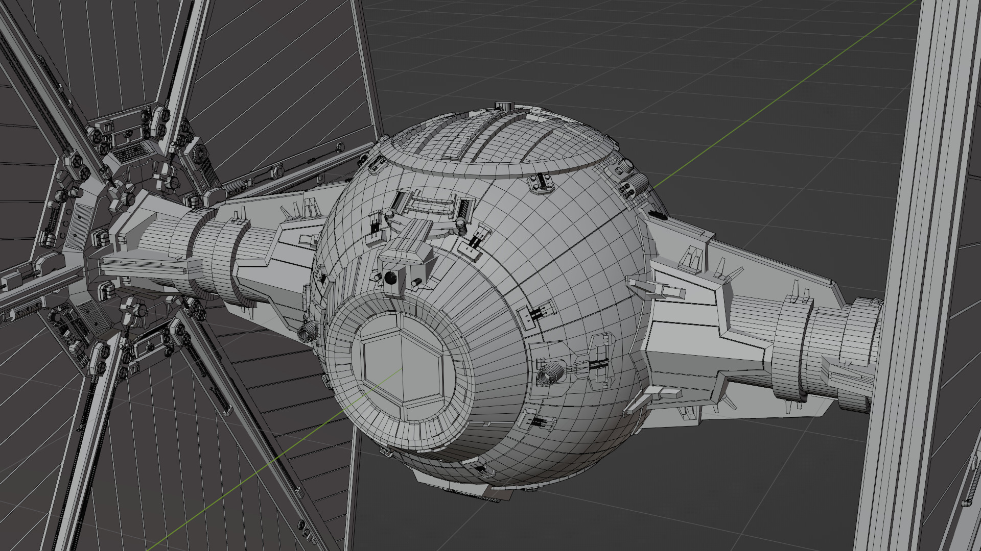 TIE Fighter  3D model_11