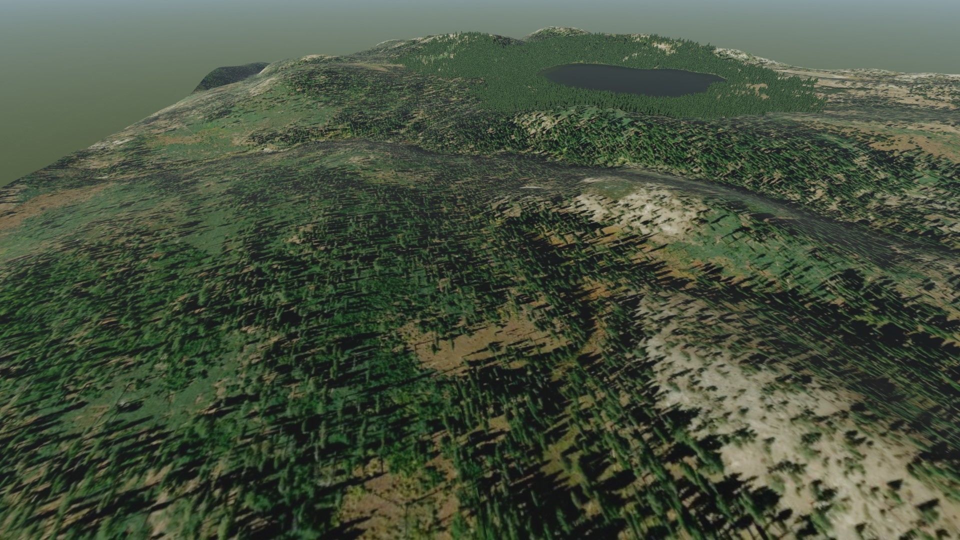 Laurel Lake California 3D model_7