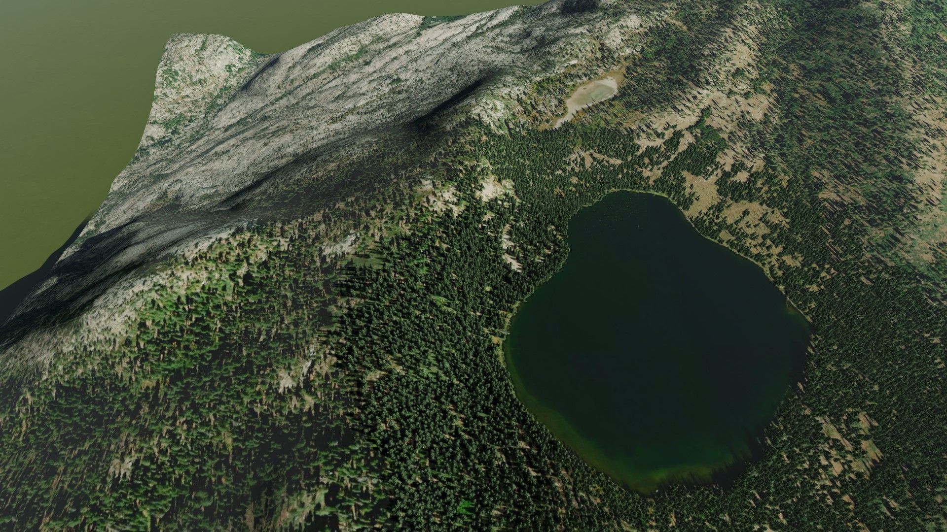 Laurel Lake California 3D model_4