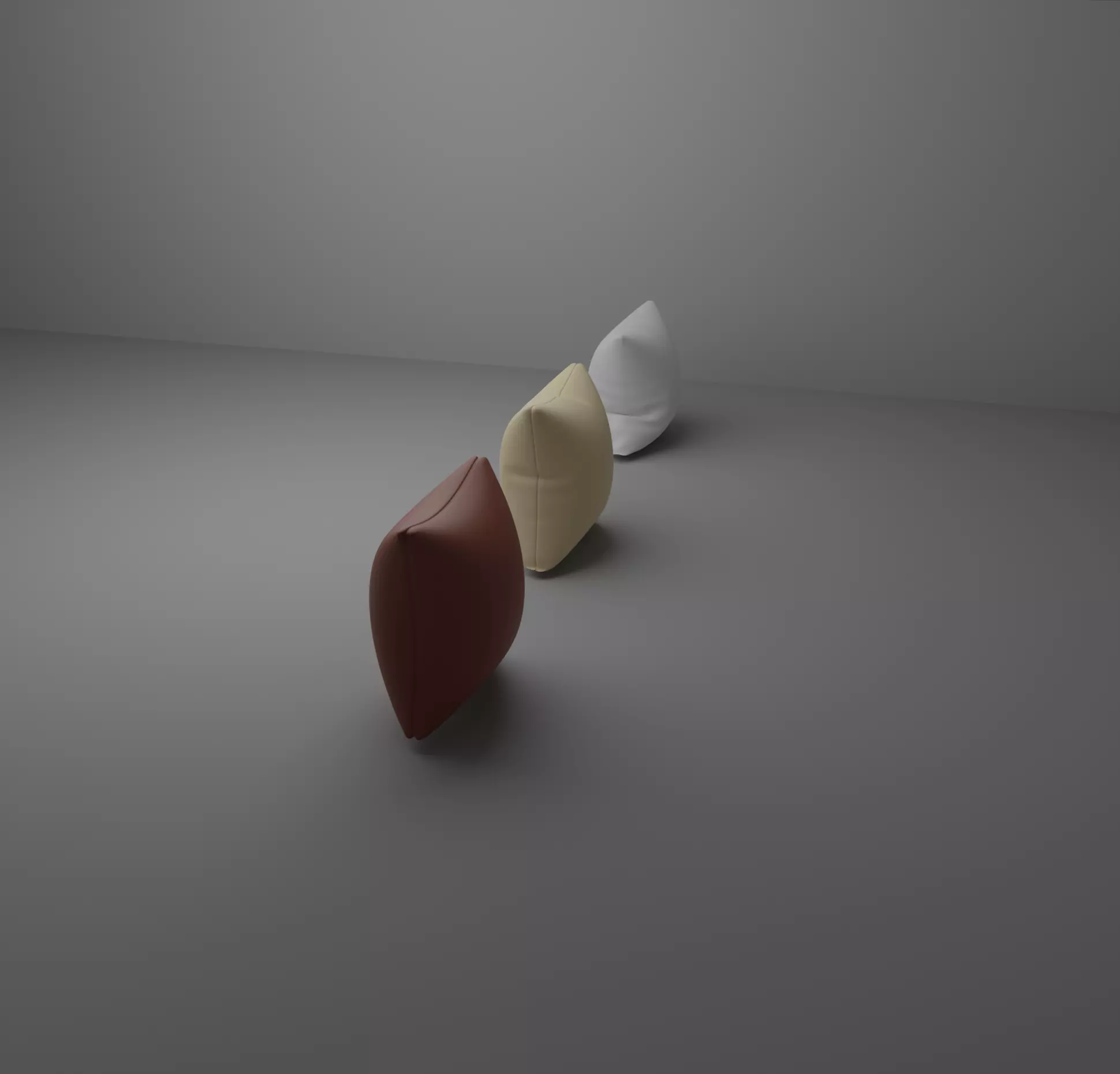 Free Pillow Set Free low-poly 3D model