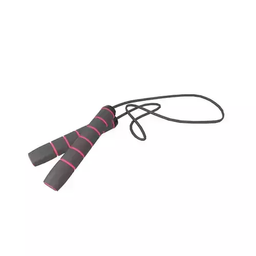 Rope Skipping v1 001 Low-poly 3D model