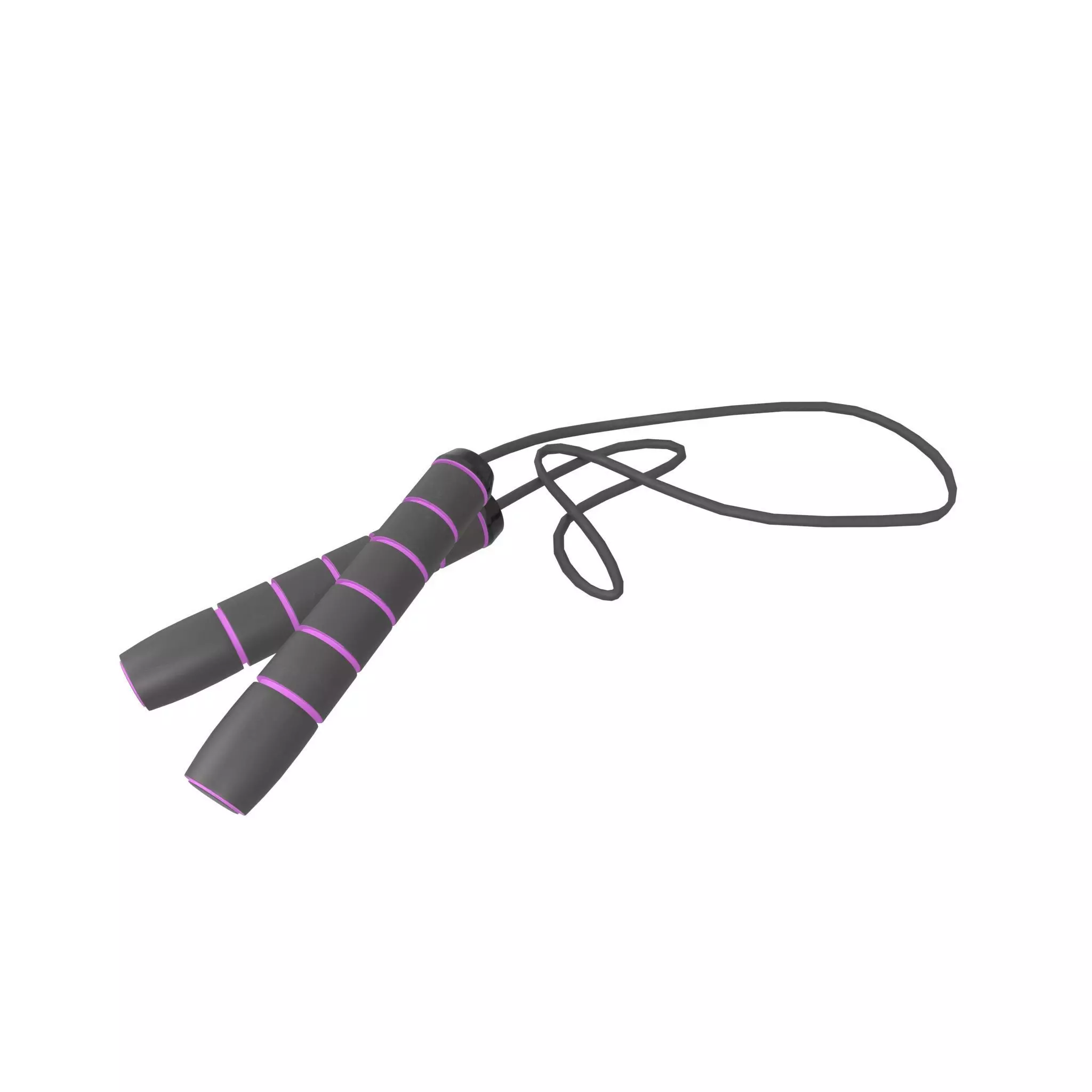 Rope Skipping v1 003 Low-poly 3D model_0