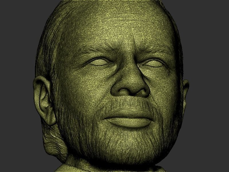 Narendra Modi Bust Gray 3D print model_22