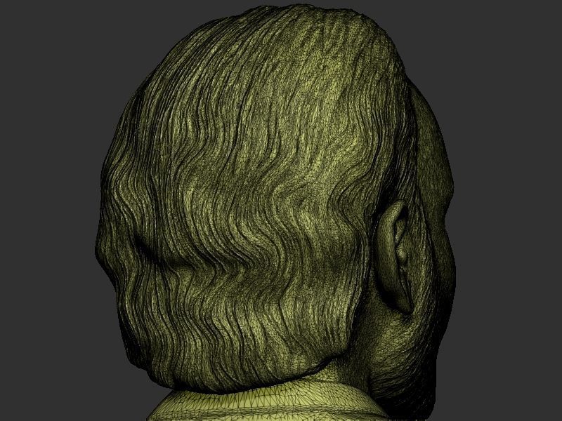 Narendra Modi Bust Gray 3D print model_23