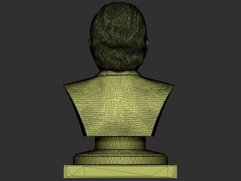 Narendra Modi Bust Gray 3D print model_24