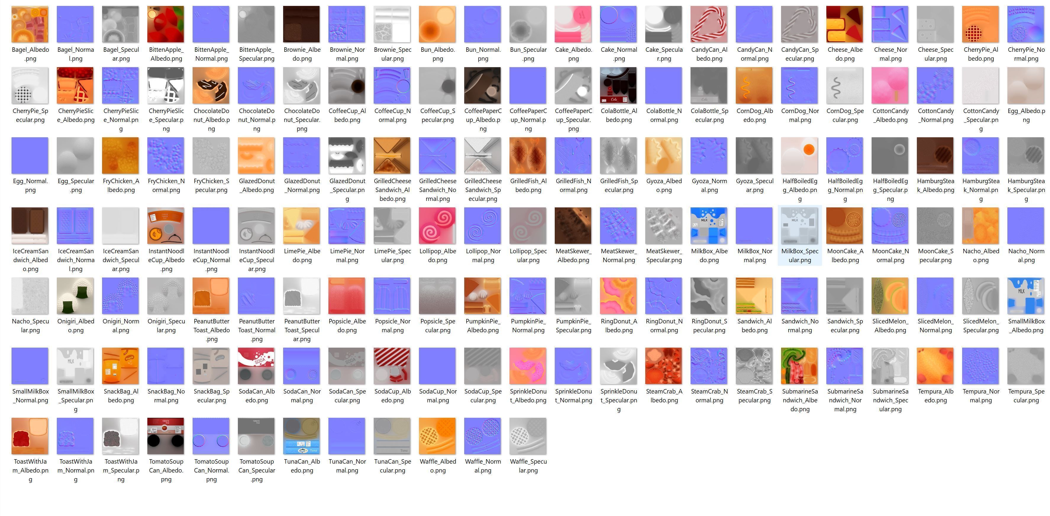 Low Poly Food Pack 3 Low-poly 3D model_10