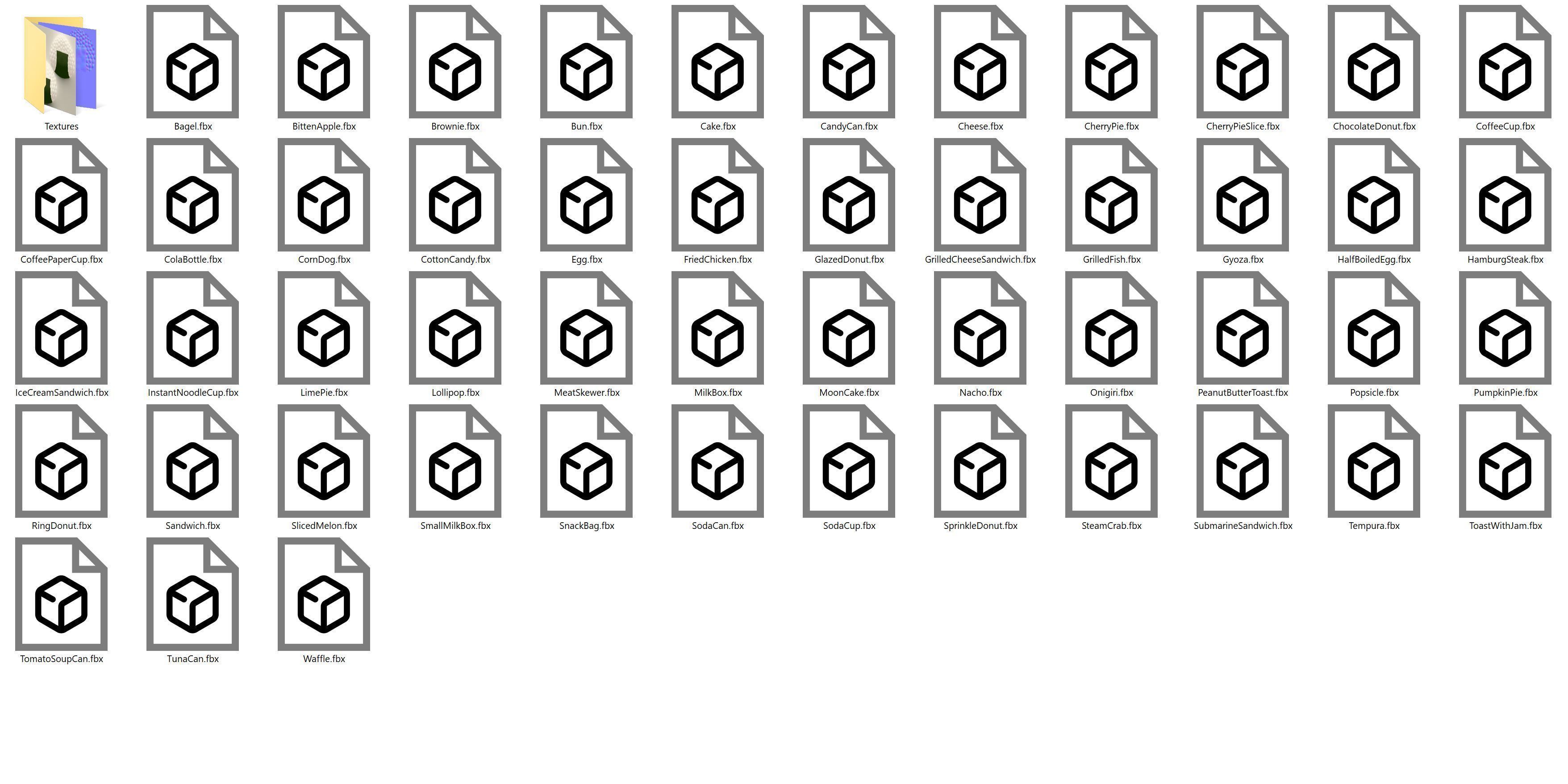 Low Poly Food Pack 3 Low-poly 3D model_9