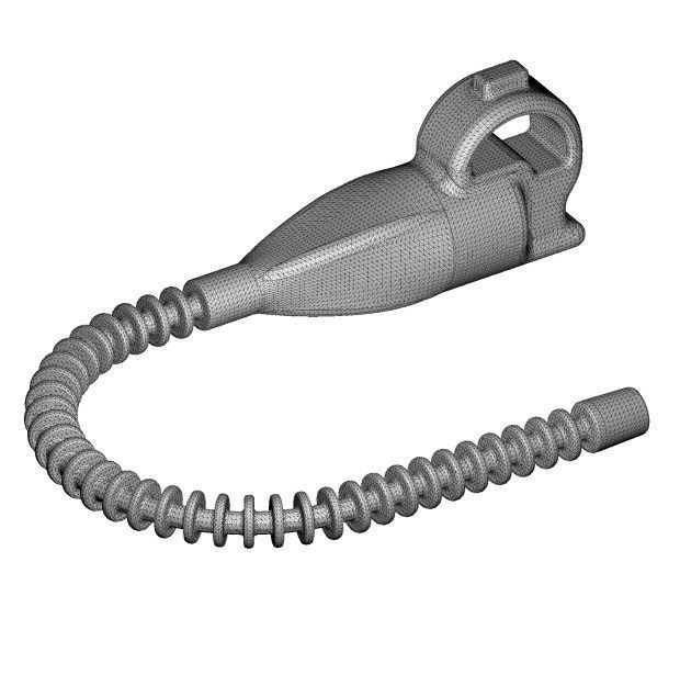 Stylish Vacuum Cleaner 3D print model_3