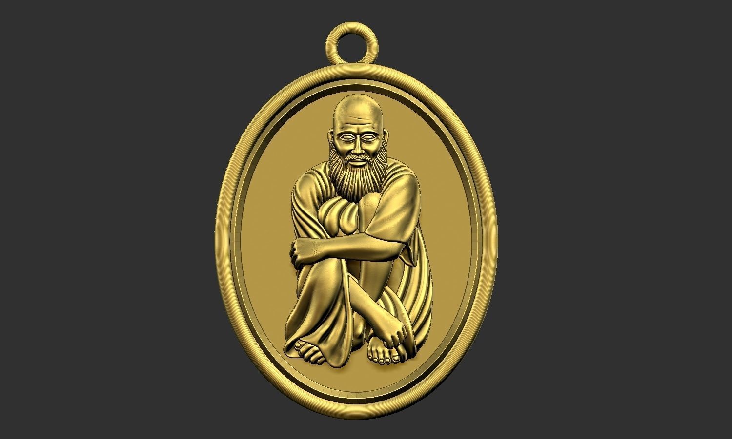 Nagpur Baba 3D print model_14