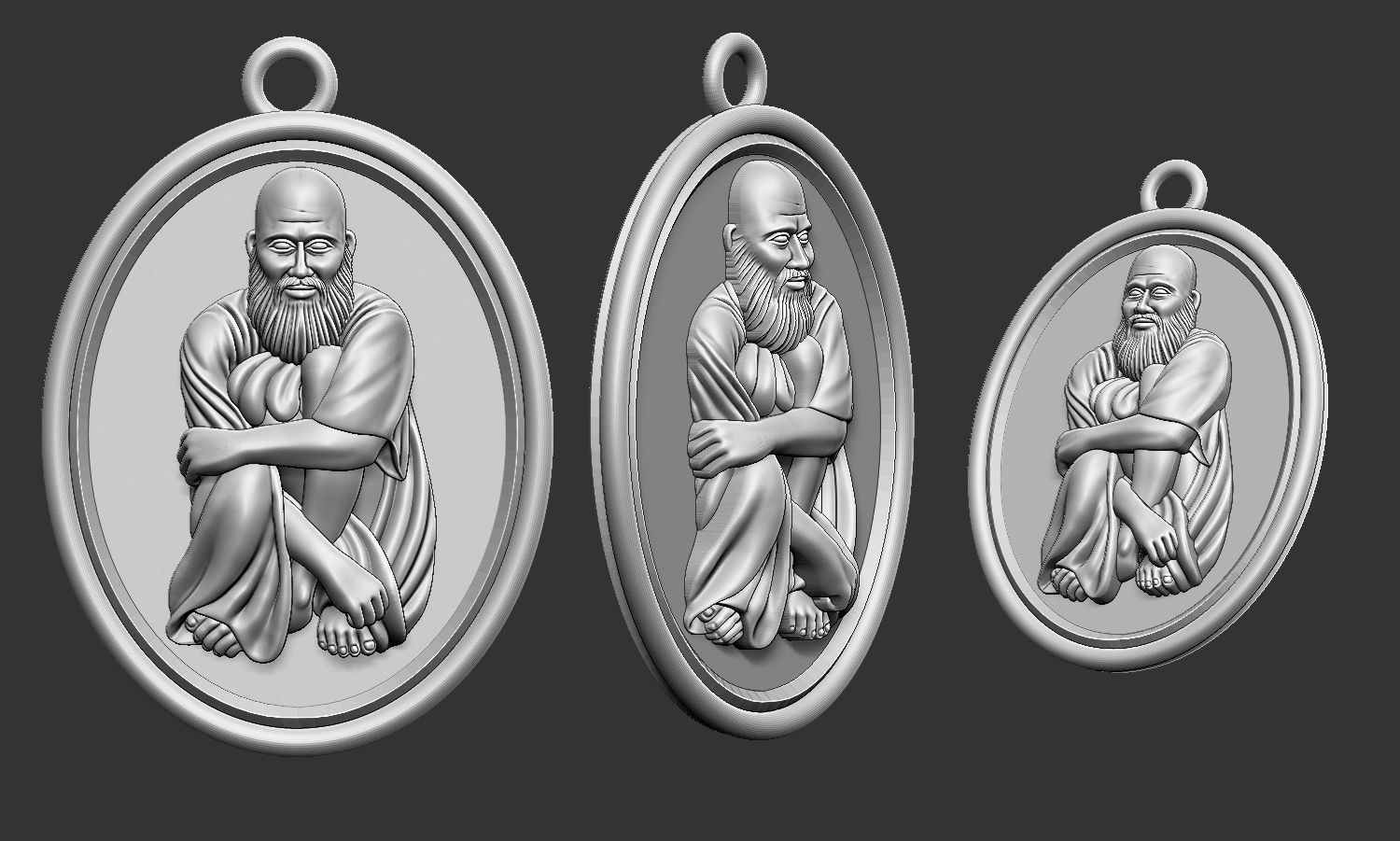 Nagpur Baba 3D print model_1