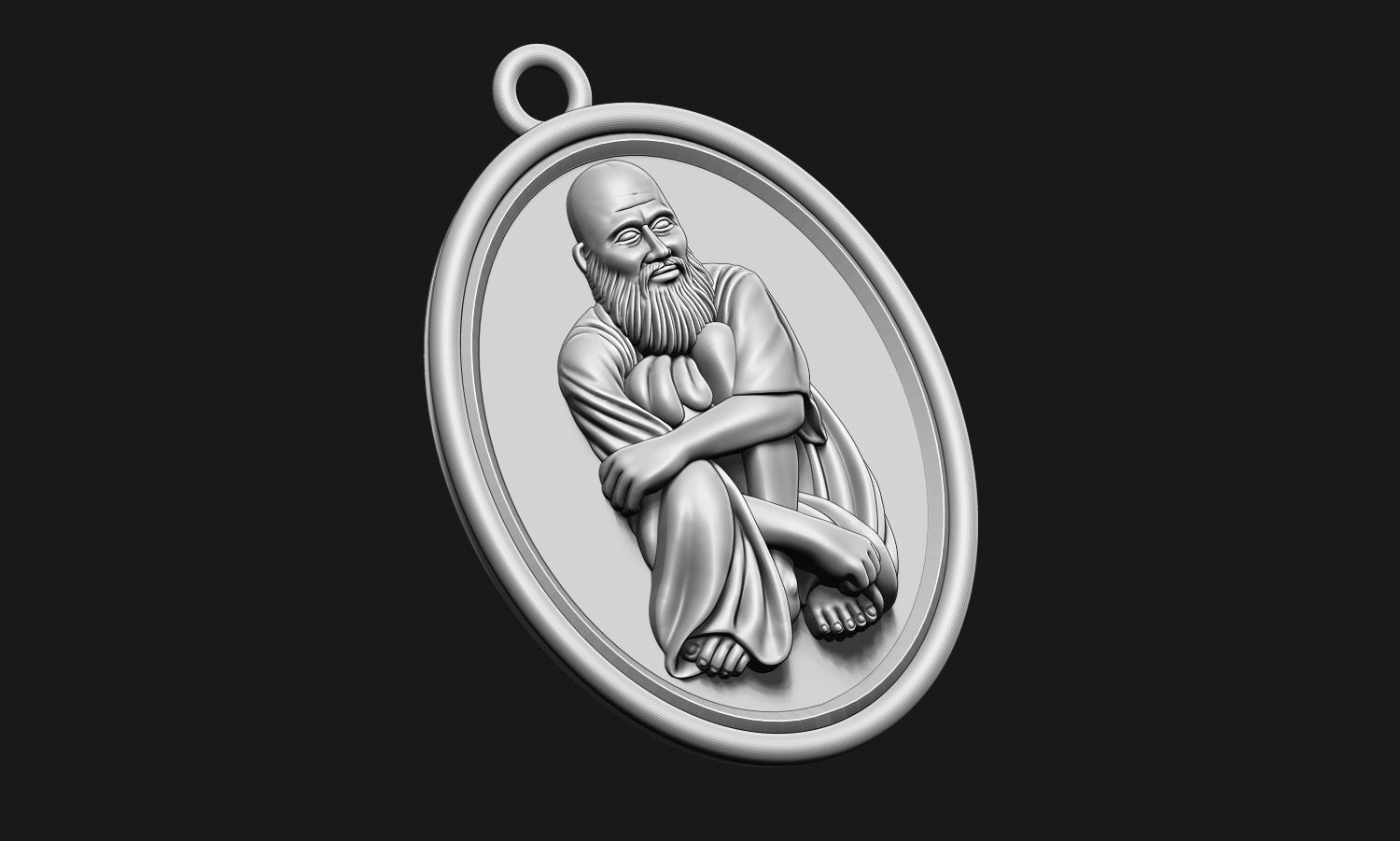 Nagpur Baba 3D print model_5