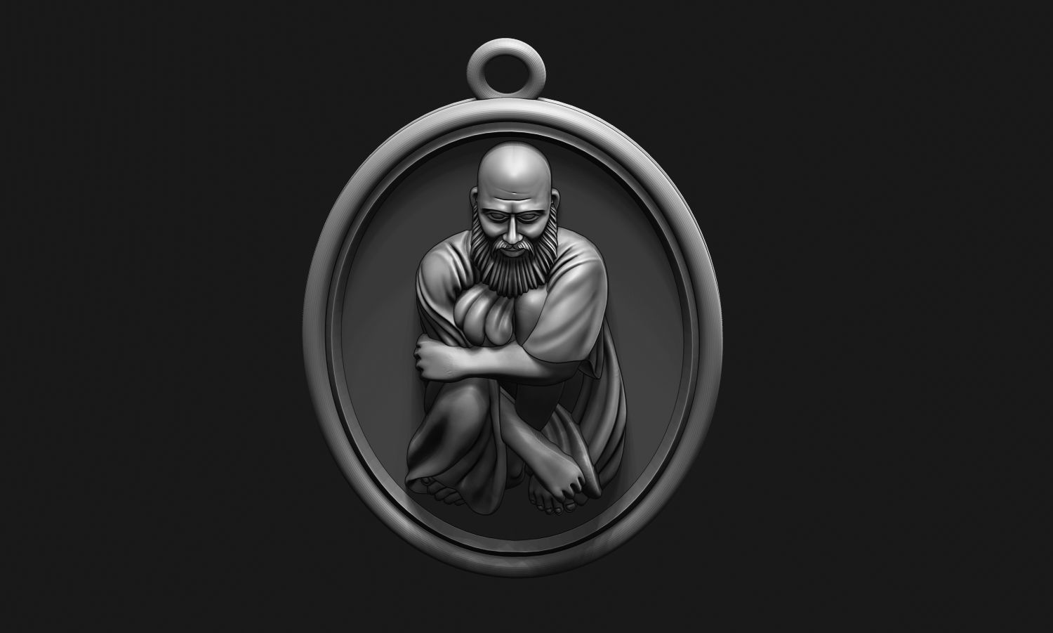 Nagpur Baba 3D print model_7