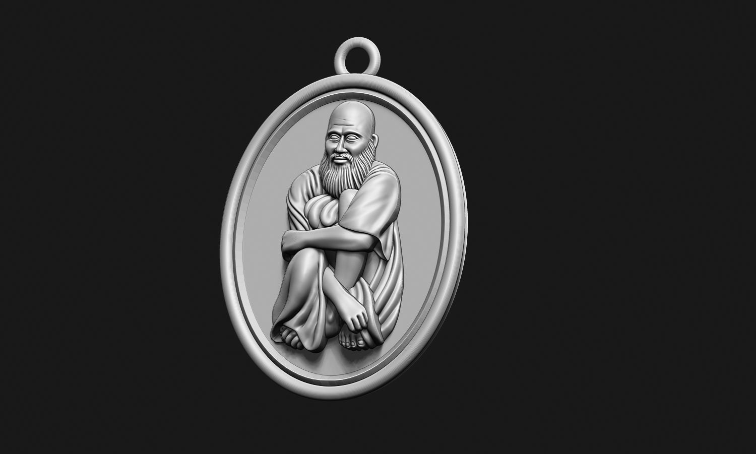 Nagpur Baba 3D print model_4