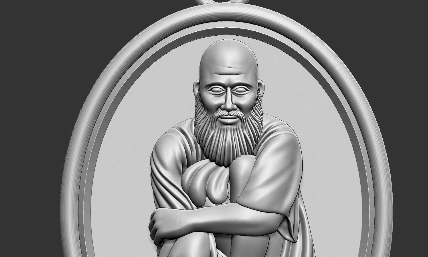 Nagpur Baba 3D print model_2