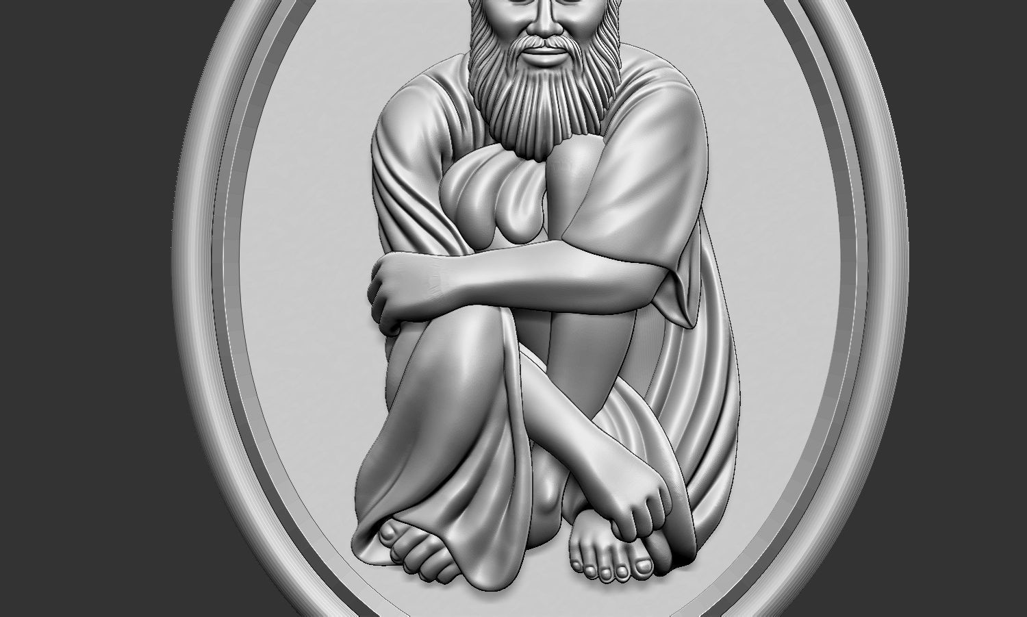Nagpur Baba 3D print model_3