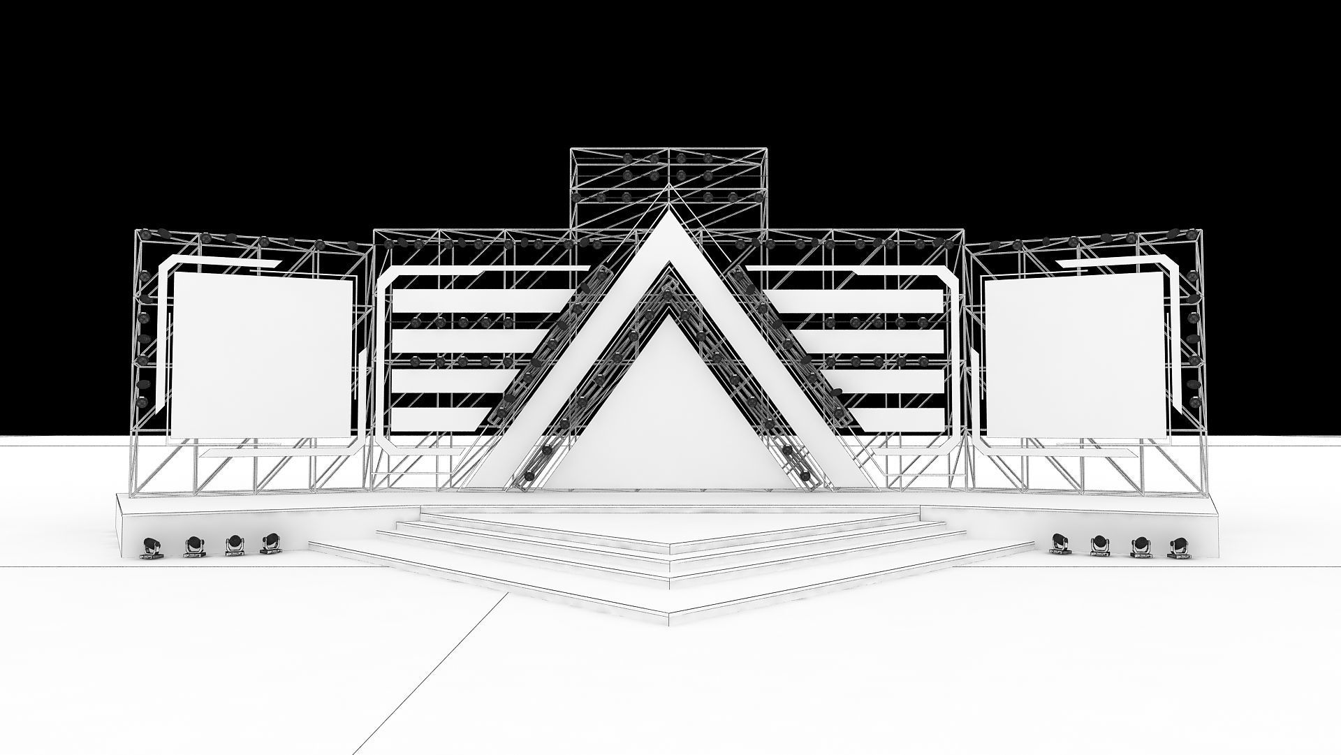 concert stage 01 design 3D model_4