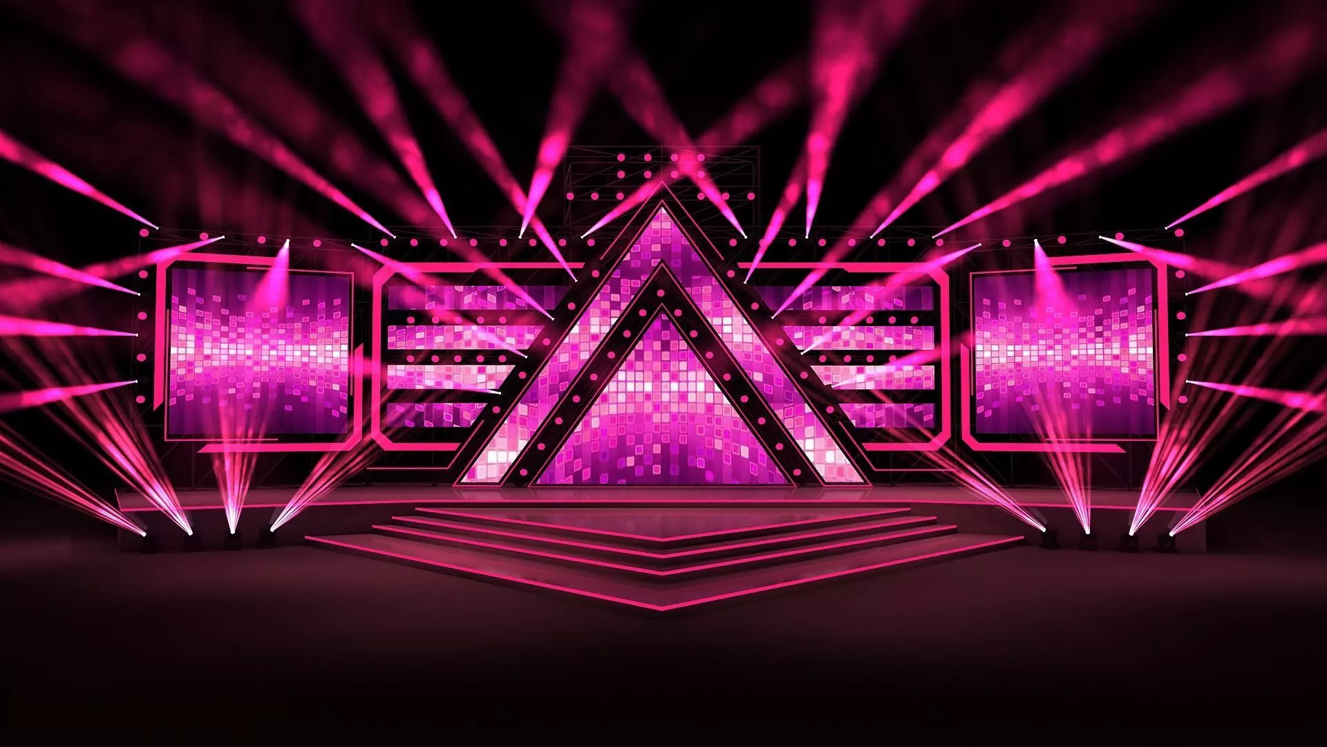 concert stage 01 design 3D model_0