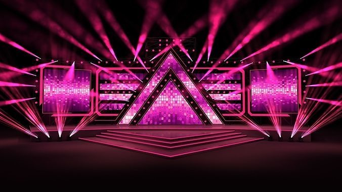 concert stage 01 design 3D model
