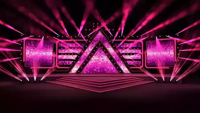 concert stage 01 design 3D model
