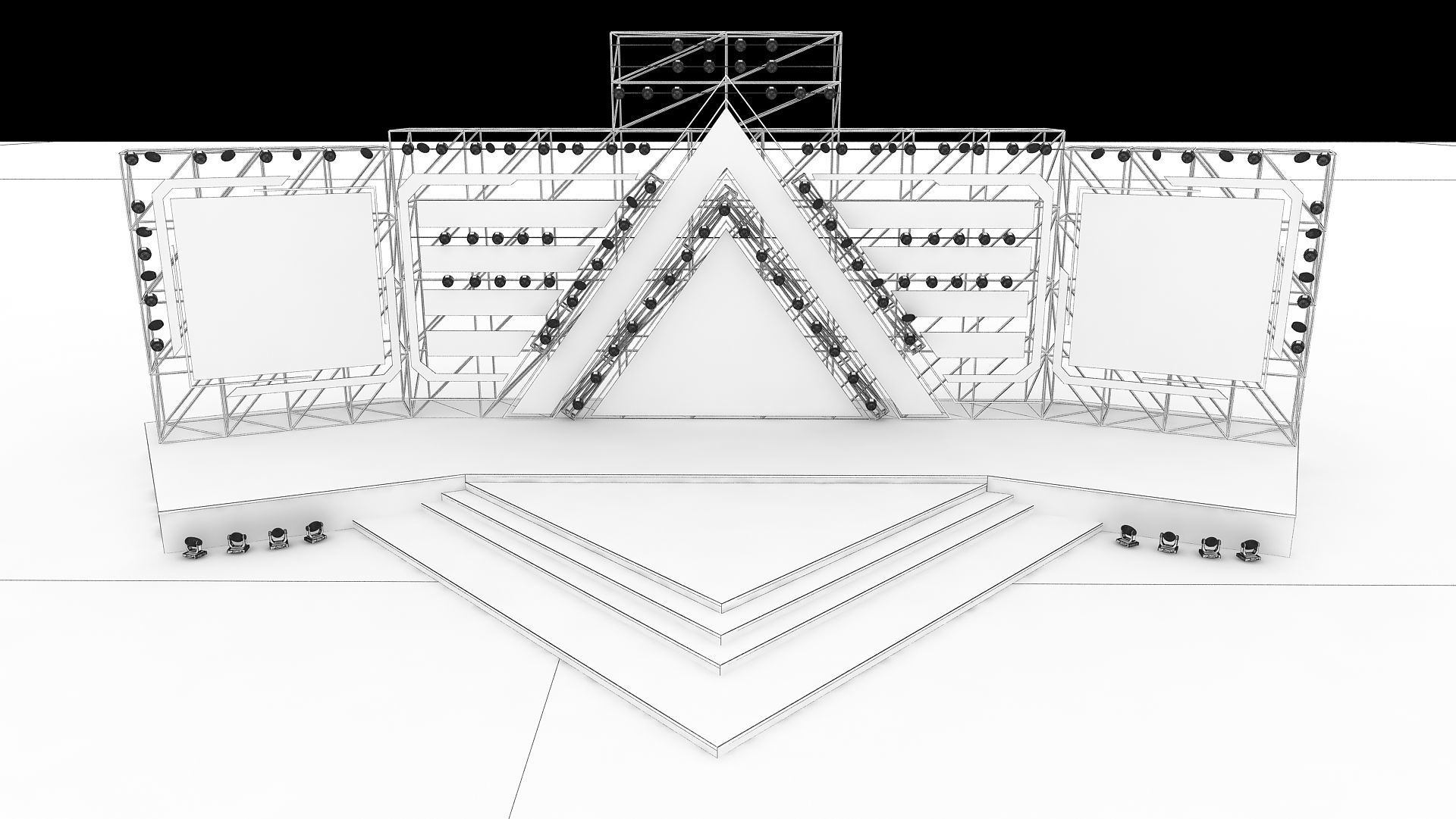concert stage 01 design 3D model_5