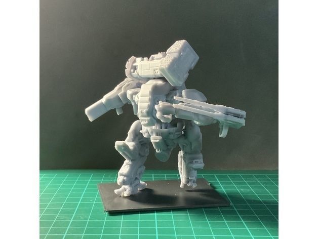 Puma Heavy Mech Pose and glue figure 3D print model_13