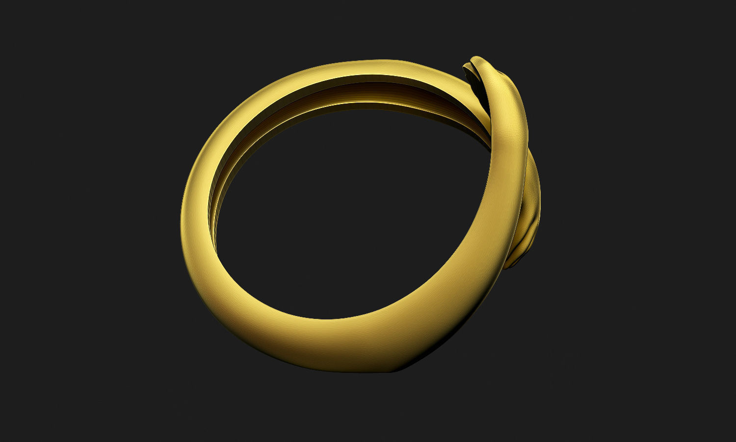Hug Ring 3D print model_5