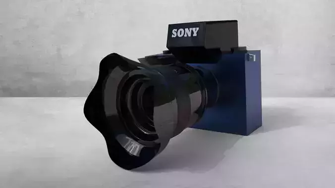 sony camera 3D model