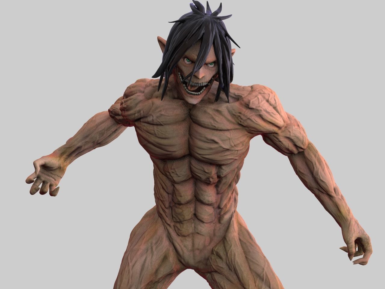 Attack Titan 3D print model_3