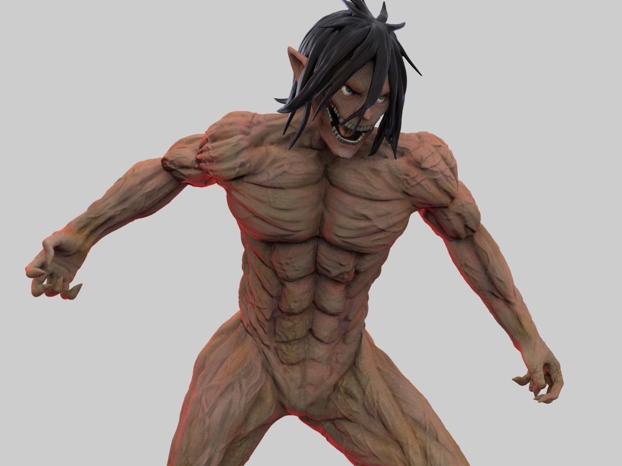 Attack Titan 3D print model_1
