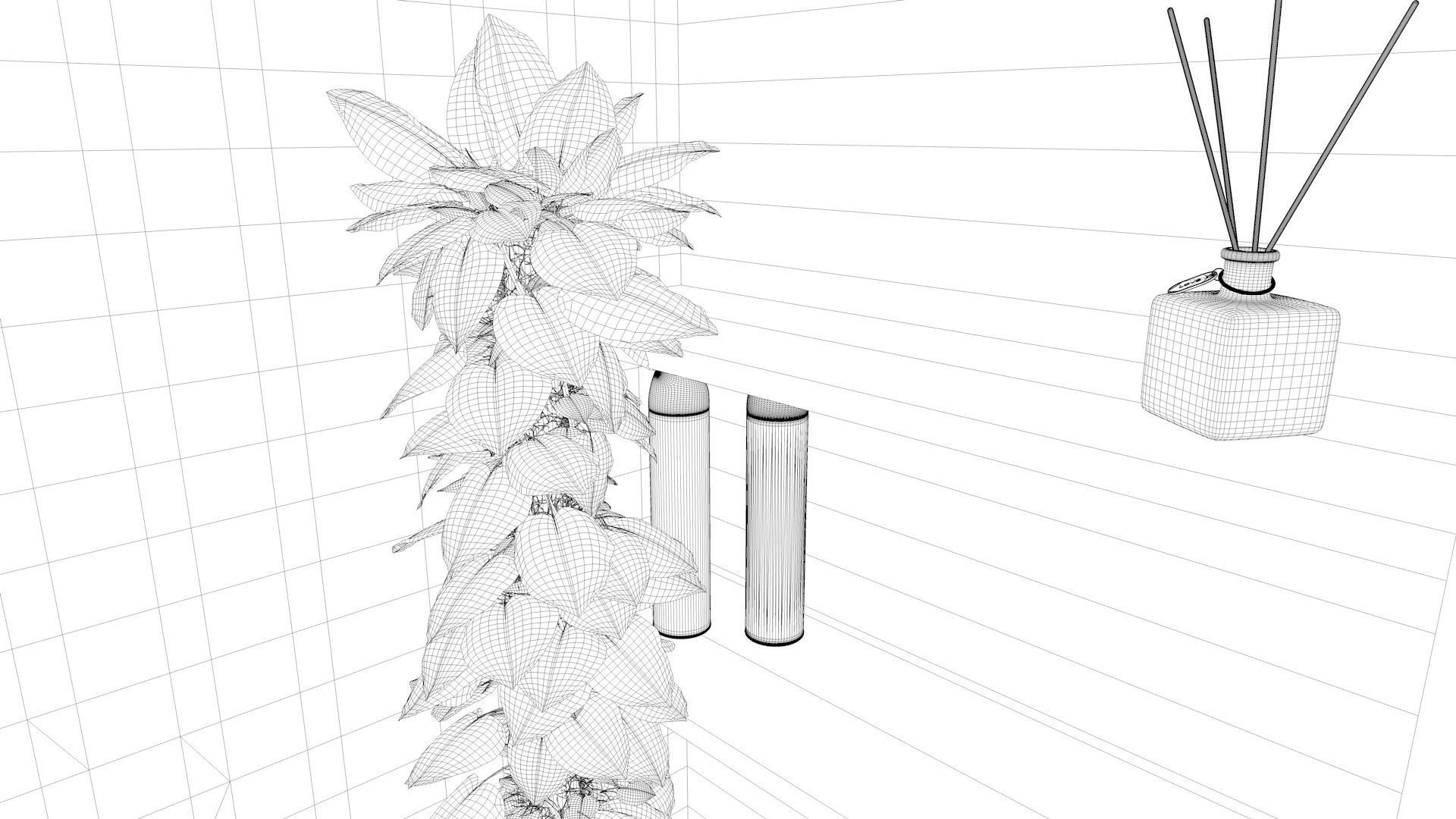 Bathroom 10 Low-poly 3D model_24