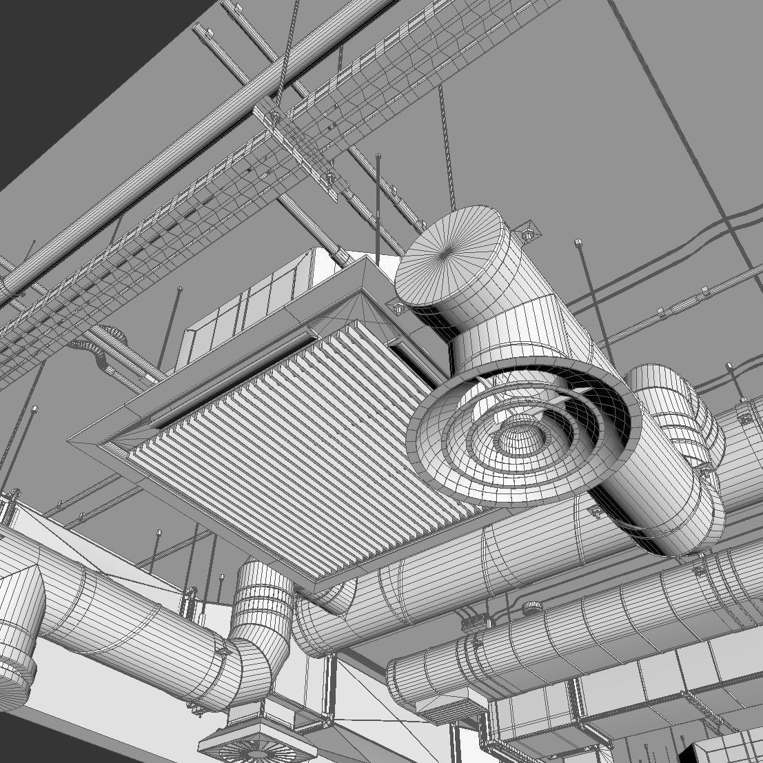 Ventilation system set 02 3D model_27