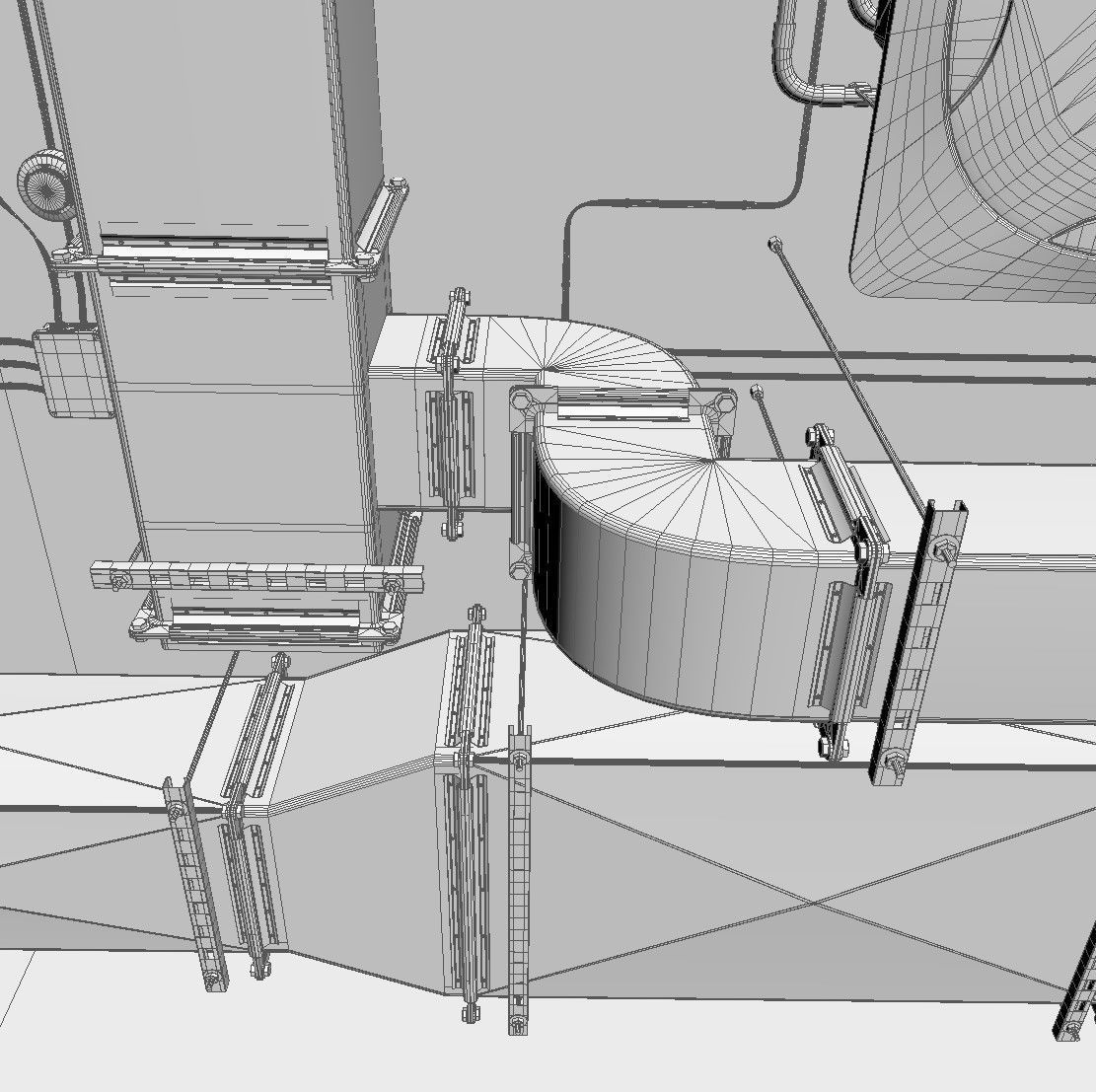 Ventilation system set 02 3D model_29