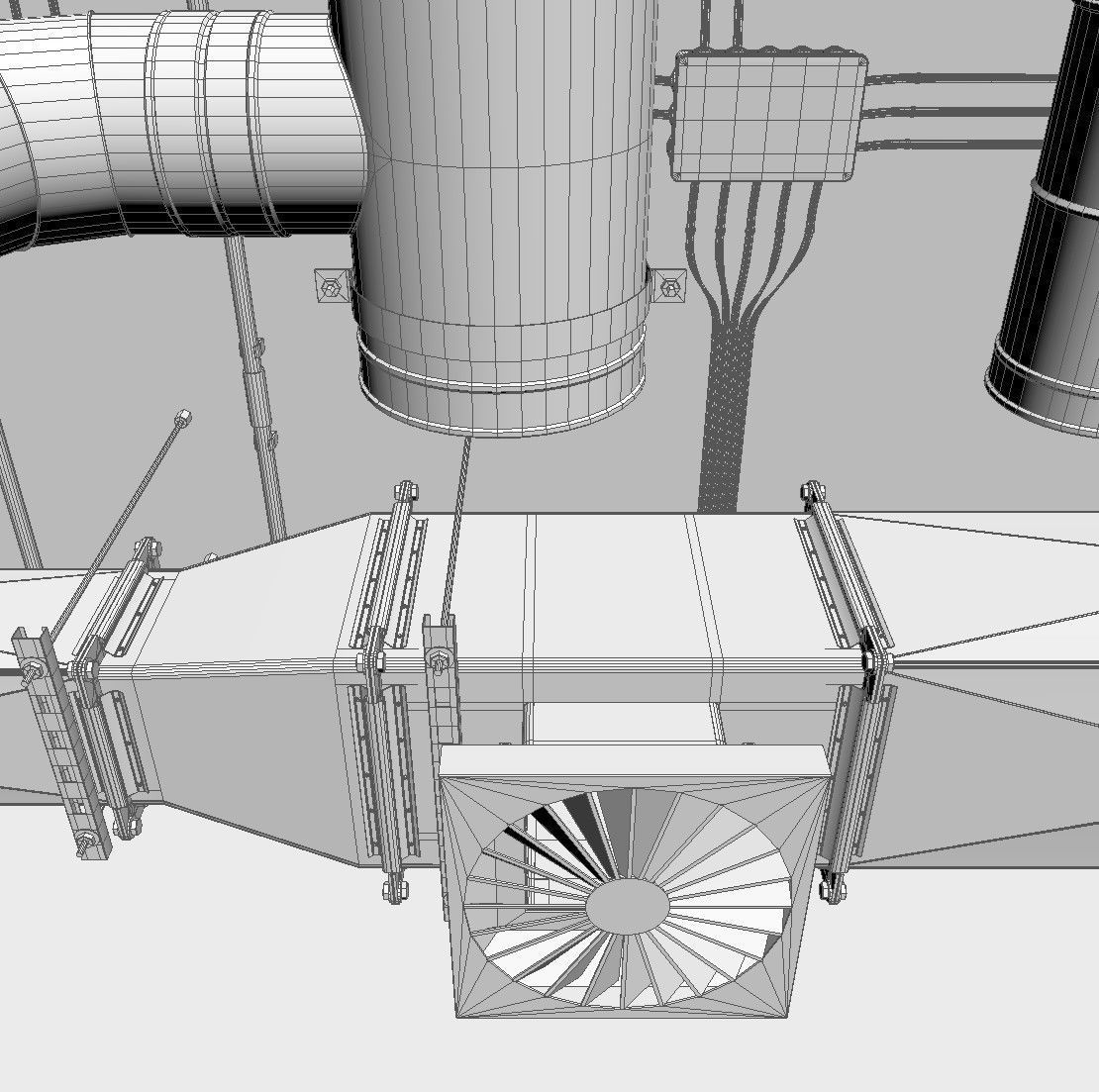 Ventilation system set 02 3D model_28