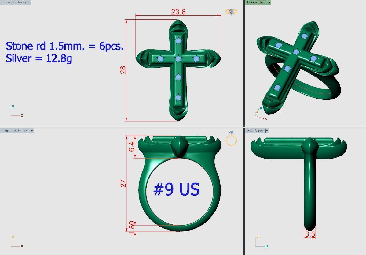 CTC Ring 3D print model_9