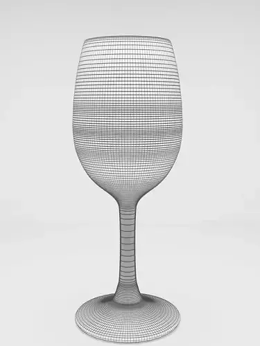 3D Wine glass High quality