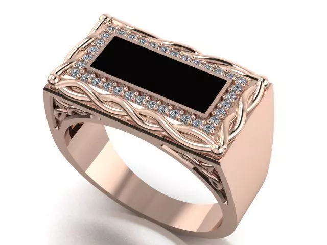 freelance man or women ring 3D print model