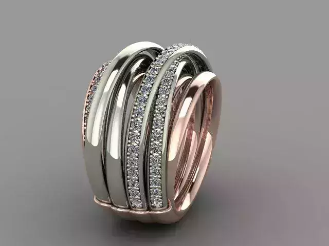 De GRISOGONO Allegra ring 3D print model