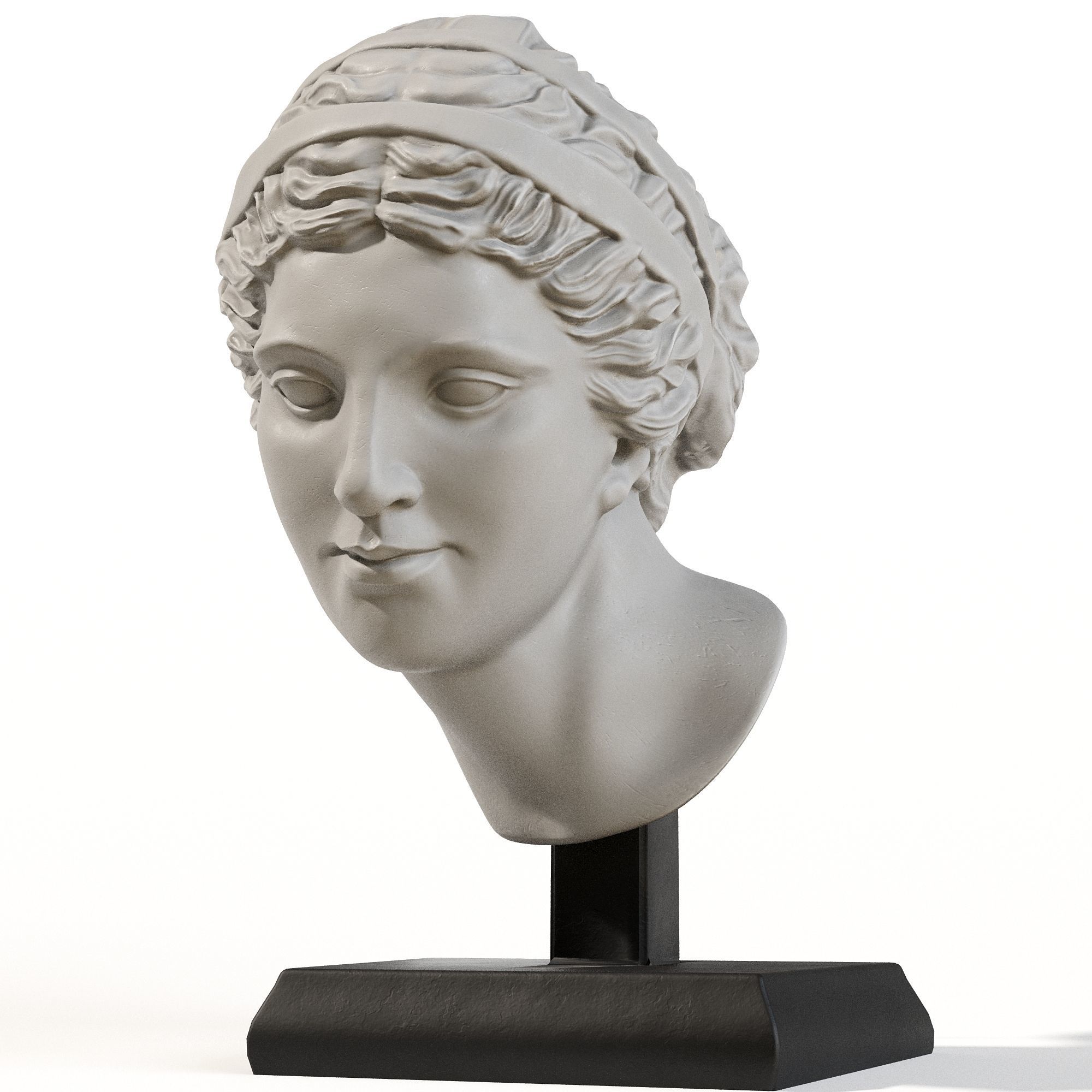 Aphrodite Head 3D model_11