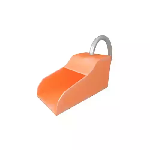 Hand Bailer v2 001 Low-poly 3D model