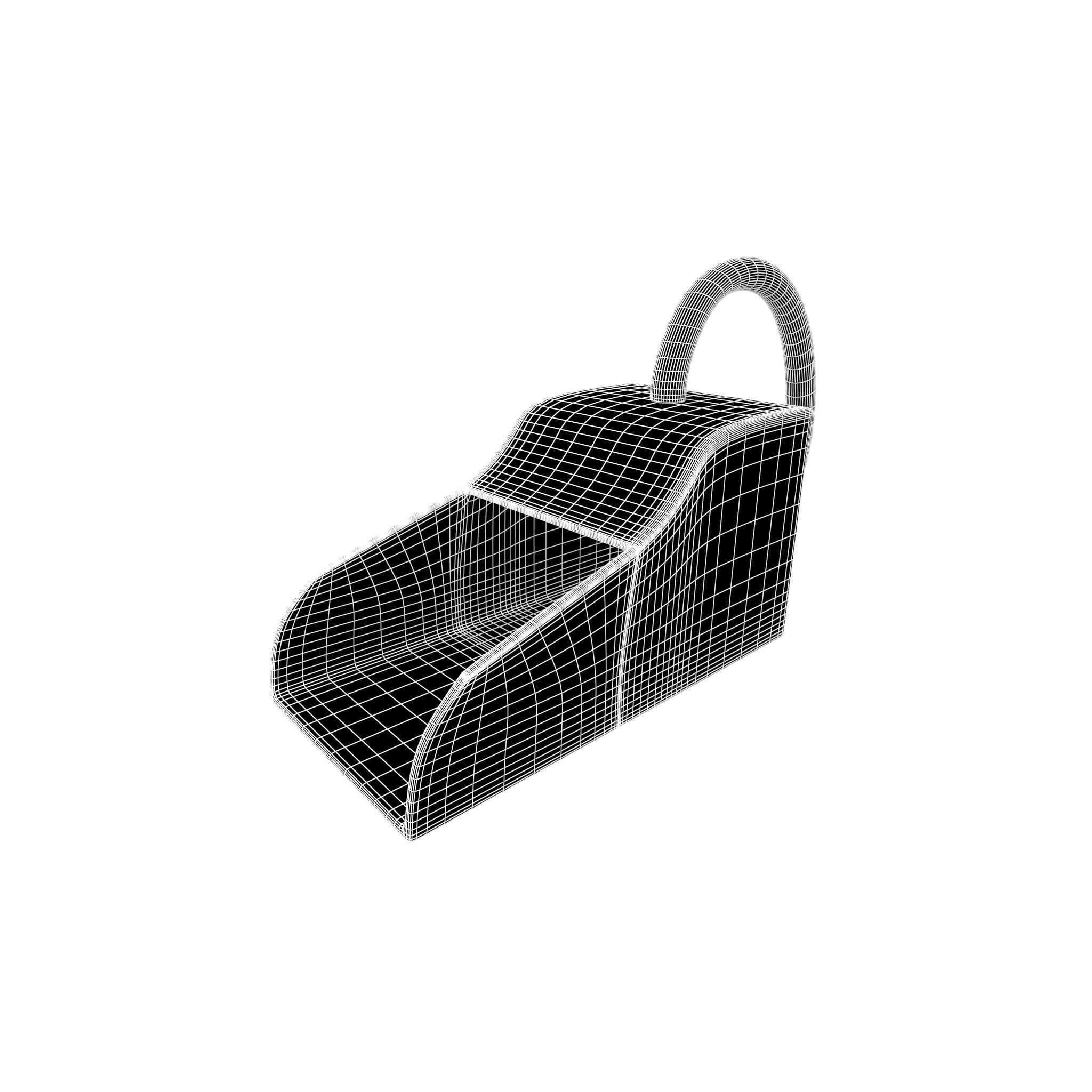 Hand Bailer v2 004 Low-poly 3D model_5