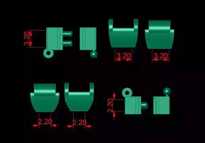 spring lock 3D print model