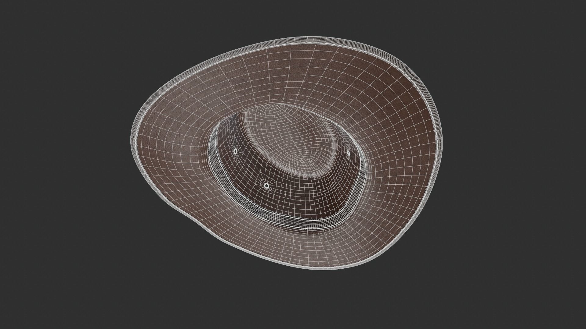 Cowboy hat 3D model_8