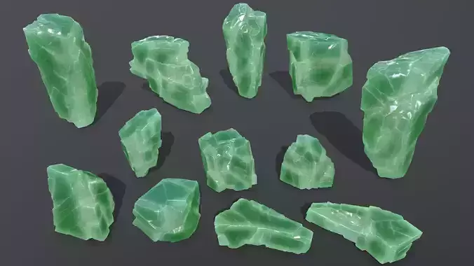 ice set jade stone
