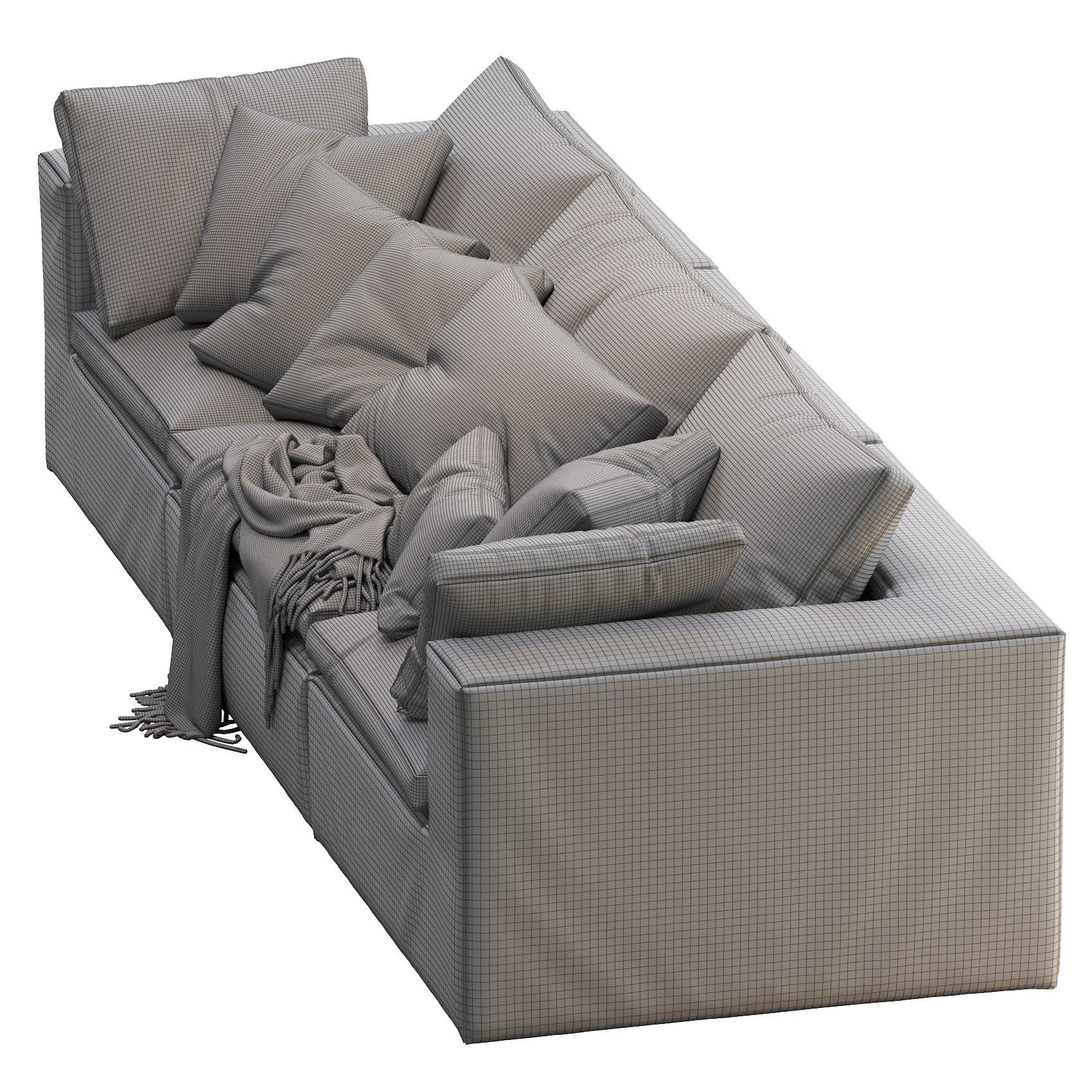 Andrew Martin - Truman Junior Grey Linen 3D model_3