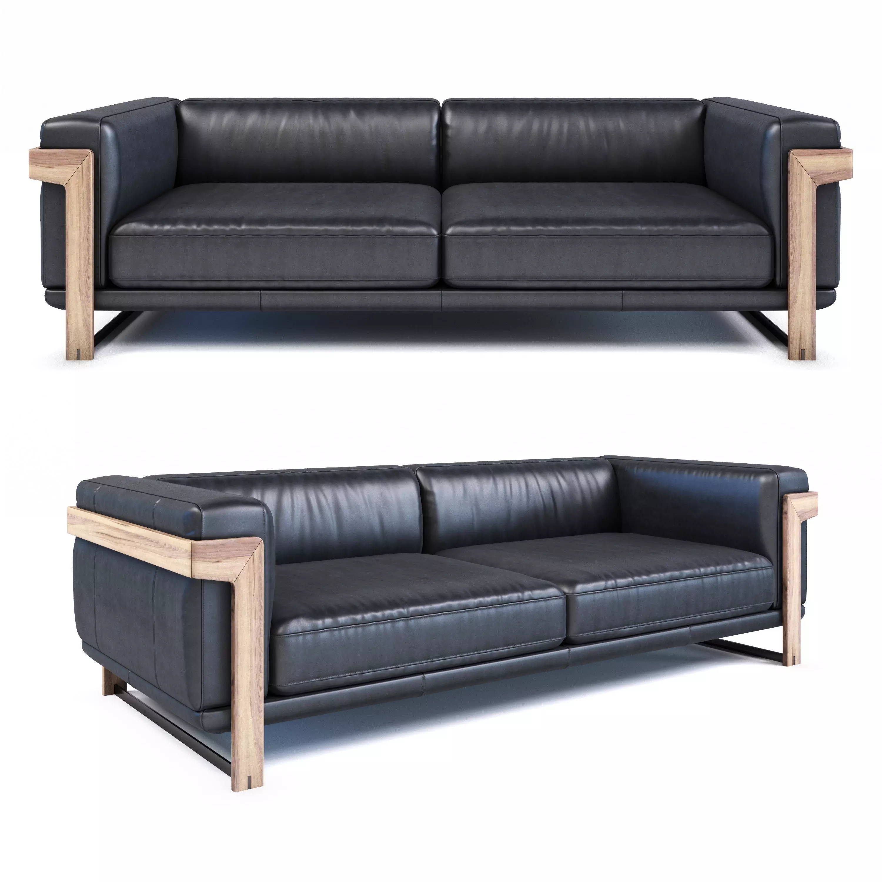 Natuzzi Dalton sofa 3D model_0