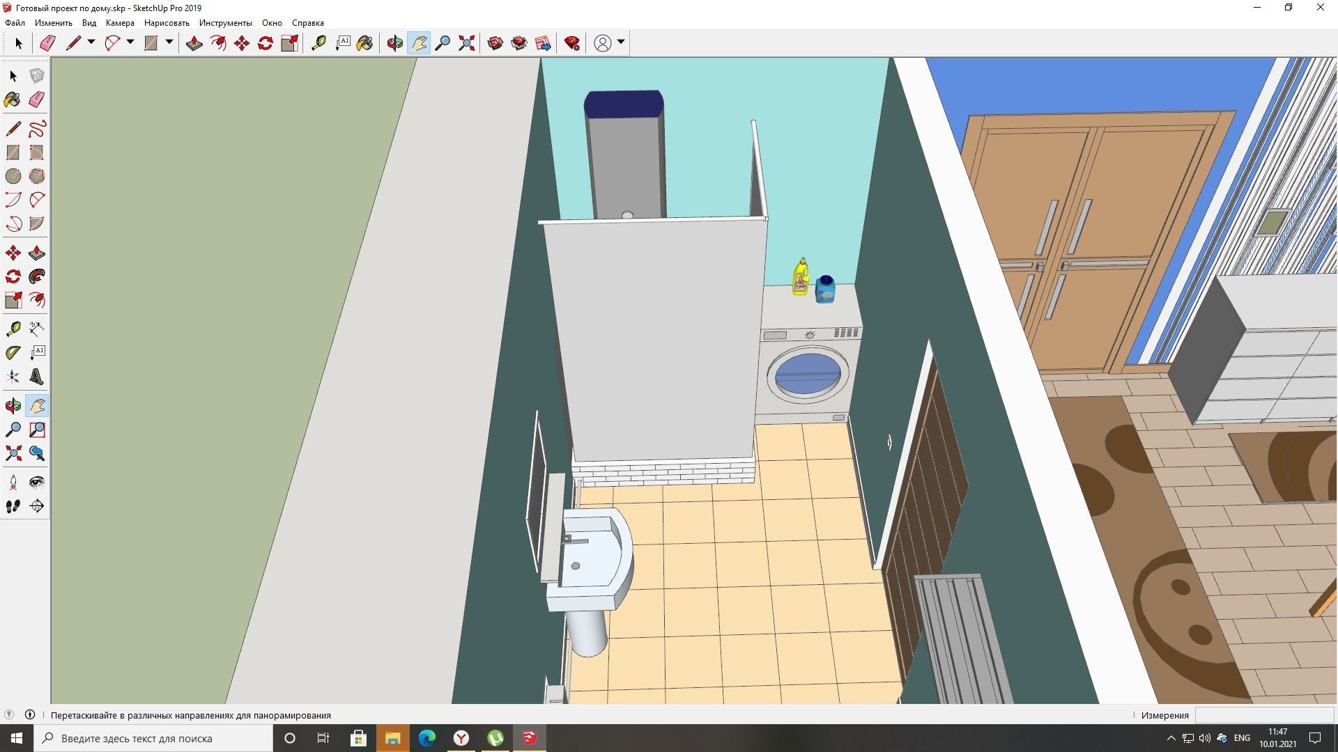 Large house of about 80 sq m 3D model_8