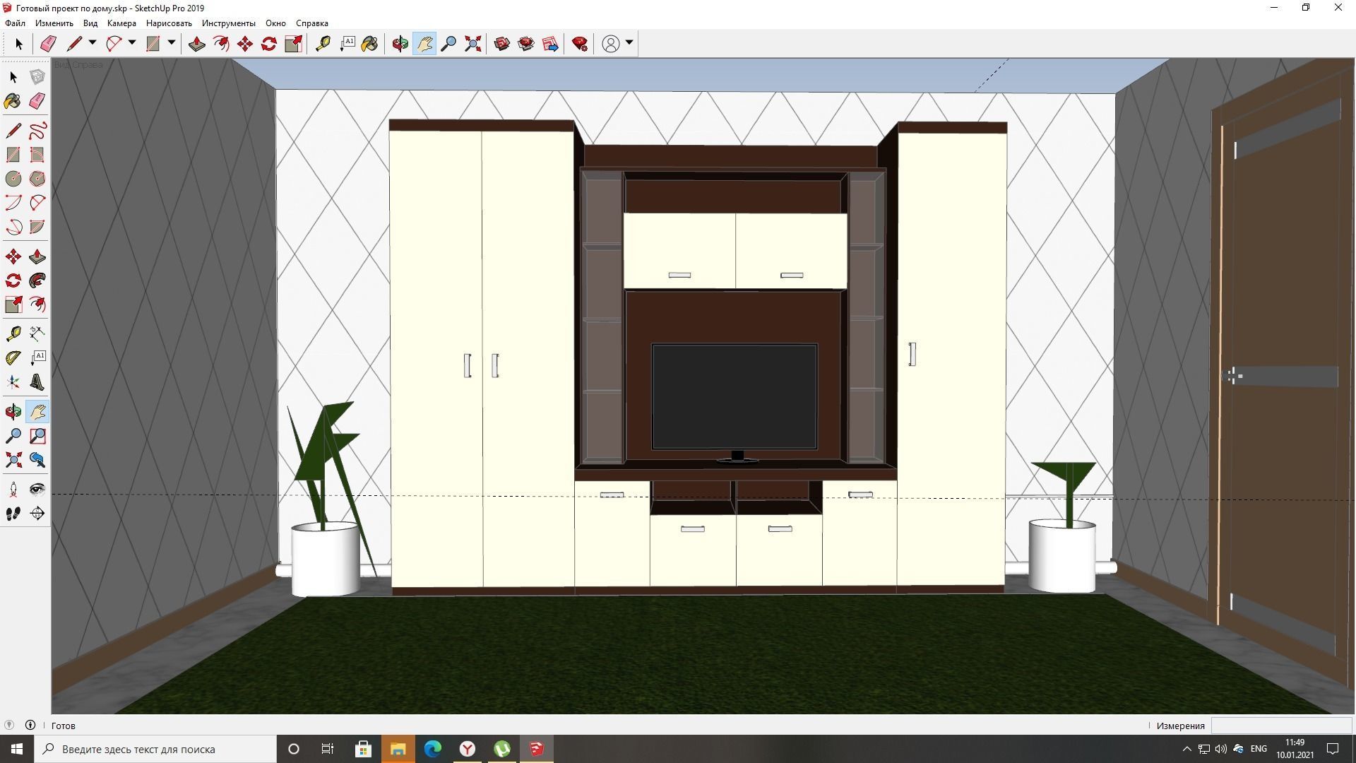 Large house of about 80 sq m 3D model_12