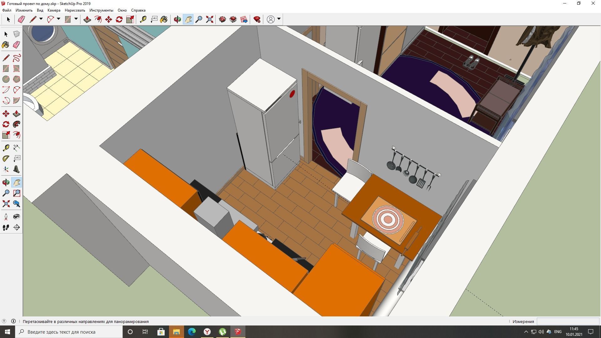 Large house of about 80 sq m 3D model_1